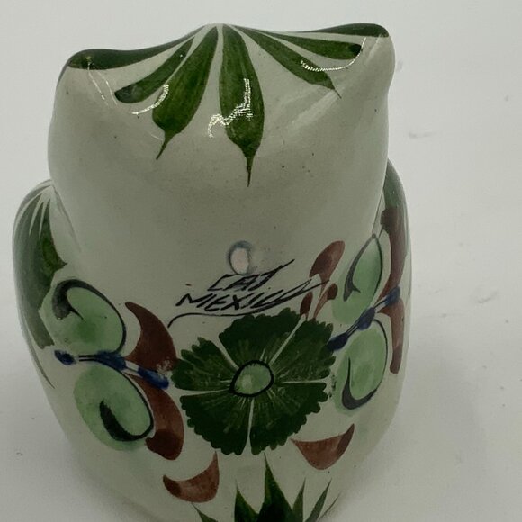 Ceramica Artistica Tonala Vintage Owl Signed CAT MEXICO - Picture 5 of 7